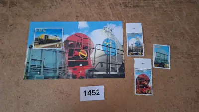Postzegelvel en losse zegels NMBS Goederentreinen – kavel bij Goeiendeal