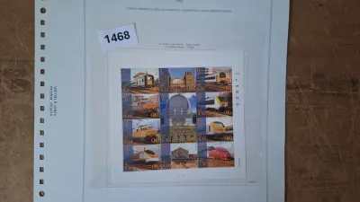Postzegelvel NMBS De moderne spoorweg Spoorwegen-en postpakkettenzegels – kavel bij Goeiendeal