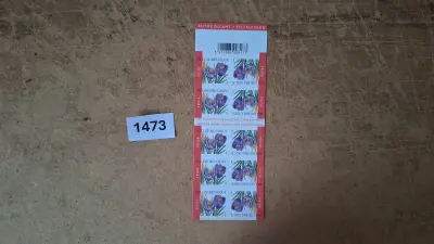Postzegelvel Bloemen met irissen zelfklevend Prior – kavel bij Goeiendeal