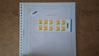 Postzegelvel Bloemen met tulpen zelfklevend Prior – kavel bij Goeiendeal