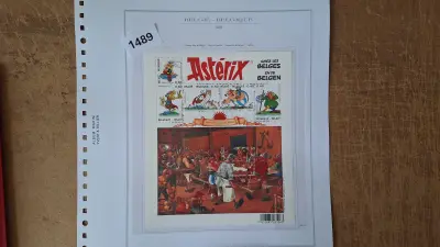 Postzegelvel Astérix chez les Belges en de Belgen – kavel bij Goeiendeal