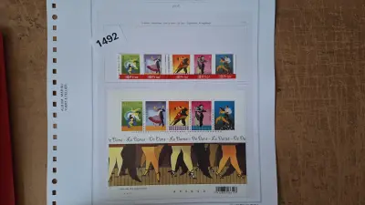 Postzegelvellen De Dans - La Danse zelfklevend Prior – kavel bij Goeiendeal