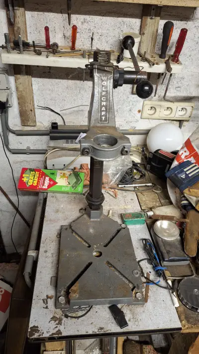 Wolfcraft boorstandaard / kolomboorstatief voor handboormachines – kavel bij Goeiendeal, Houthalen-Helchteren