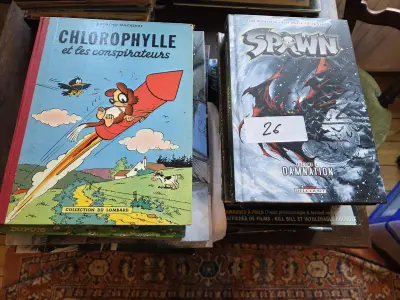 Stapel stripboeken waaronder Spawn en Chlorophylle lot 26 – kavel bij Goeiendeal, Jette
