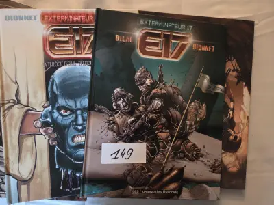 Verzameling diverse graphic novels van Enki Bilal en Christin Bilal, waaronder Froid Équateur en Exterminateur 17 – Lot 149 – kavel bij Goeiendeal, Jette