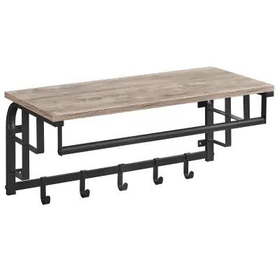 5 x Wandkapstok Rhodes | 66 x 30 x 27 cm | Grijsbeige design – kavel bij Openbare Verkopen, Beveren-Leie