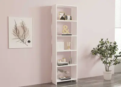 4 x New Boekenplank | 100% MELAMINE | Wit – kavel bij Openbare Verkopen, Beveren-Leie
