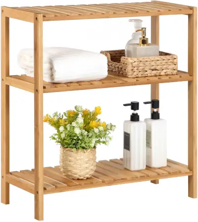 5 x Badkamerrek Bosko | 60 x 26 x 66 cm | Bamboedesign – kavel bij Openbare Verkopen, Beveren-Leie