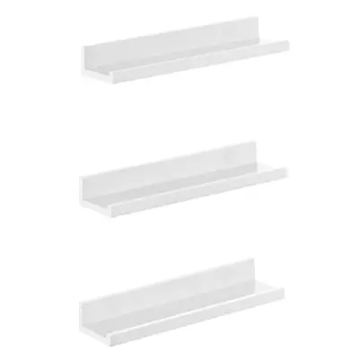 4 x Witte wandplankenset: Stijlvol Opberg en Decor, 3 Planken, 38x10 cm, Duurzaam-MDF, Eenvoudige Montage – kavel bij Openbare Verkopen, Beveren-Leie