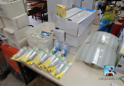 Set lampen en gloeilampen – kavel bij Clicpublic, Marche