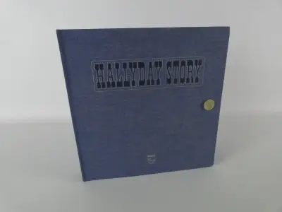 Hallyday Story (10 LP Deluxe Denim Box Set, 1975) – kavel bij De Kringwinkel, Heverlee