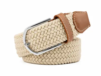 Geweven riem camel - elastisch – kavel bij GSD Auctions, Zoeterwoude
