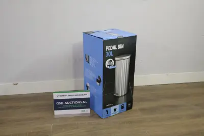 pedaalemmer 30L RVS prullenbak – kavel bij GSD Auctions, Zoeterwoude