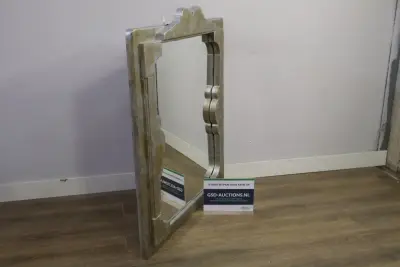 Vintage spiegel met grijze omlijsting – kavel bij GSD Auctions, Zoeterwoude