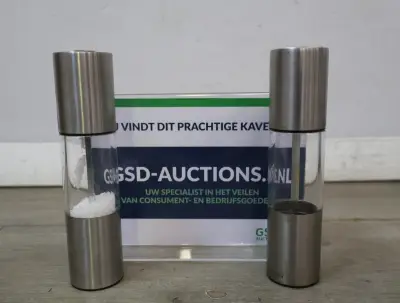 Set RVS peper-en zoutmolens – kavel bij GSD Auctions, Zoeterwoude