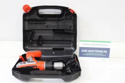 Black & Decker accuboormachine in koffer – kavel bij GSD Auctions, Zoeterwoude