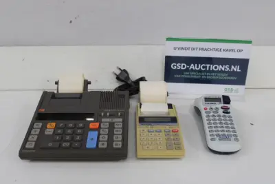 Set van drie rekenmachines – kavel bij GSD Auctions, Zoeterwoude