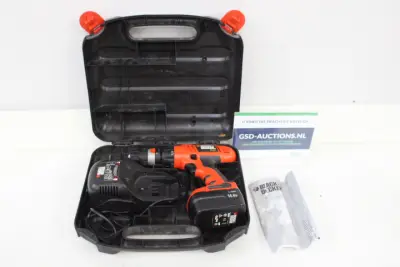 Black & Decker Accuboormachine 14.4V in koffer – kavel bij GSD Auctions, Zoeterwoude