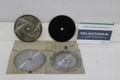 Set cirkelzaagbladen – kavel bij GSD Auctions, Zoeterwoude