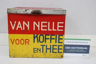 Van Nelle metalen koffie-en theeblik – kavel bij GSD Auctions, Zoeterwoude