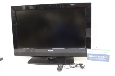 Philips televisie met afstandsbediening - 32'inch – kavel bij GSD Auctions, Zoeterwoude