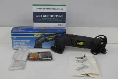 Kinzo driehoekschuurmachine 180W – kavel bij GSD Auctions, Zoeterwoude