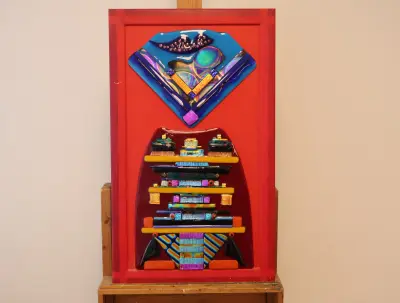 Abstracte Glaskunst - Bert Grotjohann – kavel bij GSD Auctions, Zoeterwoude