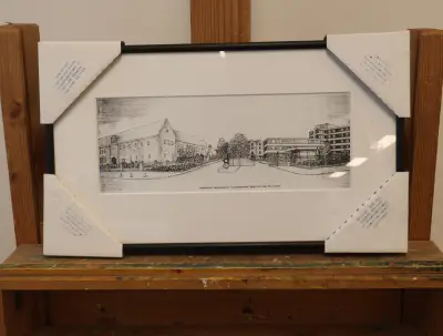 Pentekening Vooraanzicht Pellenkoogstraat Breda 1981 – kavel bij GSD Auctions, Zoeterwoude