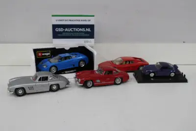 Set modelauto's inclusief Bburago Lamborghini Diablo – kavel bij GSD Auctions, Zoeterwoude