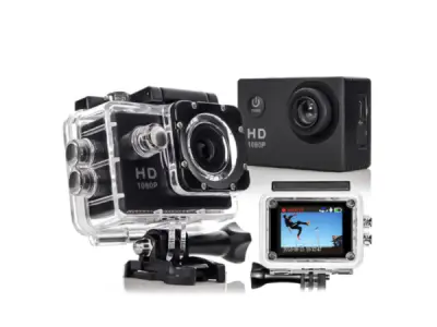 Action camera 1080P inclusief accessoires – kavel bij XL Auctions