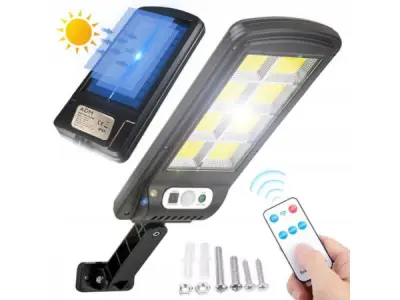 Zonne energie buitenlamp met afstandsbediening – kavel bij XL Auctions