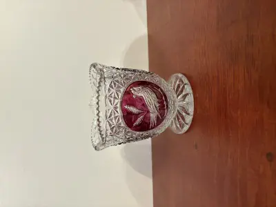 Kristallen vaas Hofbauer Bleikristall “The Byrdes collectie” – kavel bij GSD Auctions, Zoeterwoude