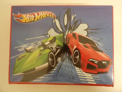 Verzameling speelgoedauto's in Hot Wheels koffer (2) – kavel bij De Kringwinkel, Leopoldsburg