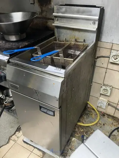 Dubbele friteuse COMBISTEEL – kavel bij VH Auctions