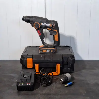 Accu boorhamer, Worx, H3 WX390 – kavel bij Onlineveilingmeester, Raalte