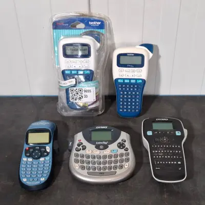 5x Labelprinter, Brother En Dymo – kavel bij Onlineveilingmeester, Raalte