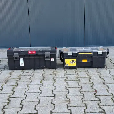 2x Gereedschapskoffer, Stanley & Qbrick – kavel bij Onlineveilingmeester, Raalte