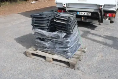 28 x geoplast drening infiltratie CAP (afsluitkap) – kavel bij Openbare Verkopen, Ruddervoorde