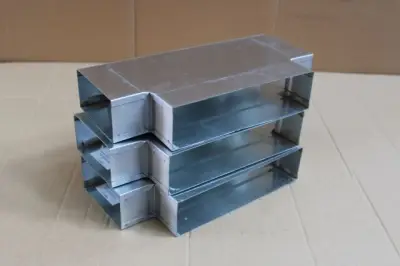 3 x Mecano T-stuk 90° horizontaal 55x110/55x220 – kavel bij Openbare Verkopen, Ruddervoorde
