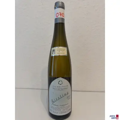 Naumburger Wijn-en Mousserende Wijnfabriek Riesling droog – kavel bij Justiz-Auktion, Leipzig