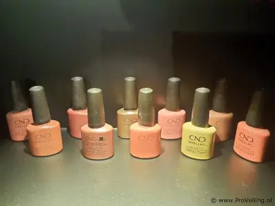 CND SHELLAC gel nagellak - 10 flacons – kavel bij ProVeiling, Rotterdam
