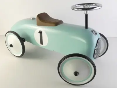 Retro Roller Colin - Vintage racestijl loopauto – kavel bij De Kringwinkel, Heverlee
