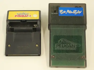 Pokémon Pinball voor Nintendo Game Boy + Pelican Brain Boy accessoire – kavel bij De Kringwinkel, Antwerpen
