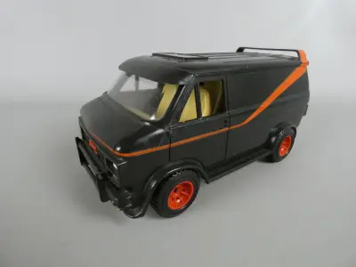 Vintage Speelgoedbus van The A-Team (Galoob, 1983) – kavel bij De Kringwinkel, Diest