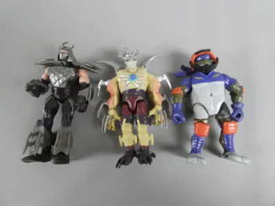 3 Ninja turtles actiefiguren – kavel bij De Kringwinkel, Diest