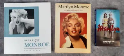 Boek: Trio van biografische boeken over Marilyn Monroe – kavel bij De Kringwinkel, Gent