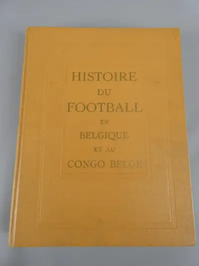 Boek geschiedenis voetbal in België en Congo – kavel bij De Kringwinkel, Diest