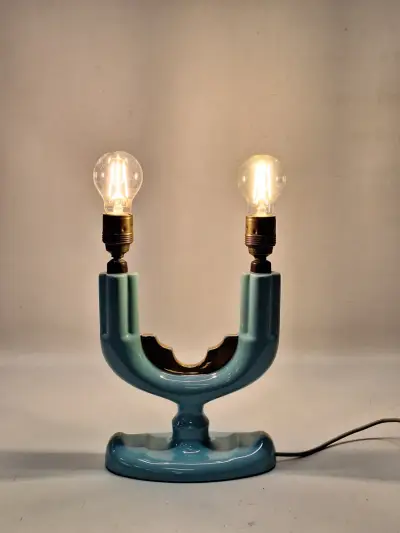 Originele Belgische Art Deco bankierslamp van Coceram - Jaren 1930 – kavel bij De Kringwinkel, Gent