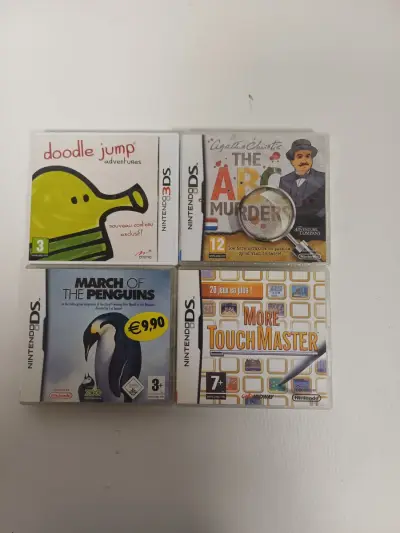 Lot van 4 Nintendo DS-spellen – kavel bij De Kringwinkel, Ronse