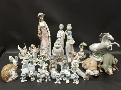 Grote collectie vintage Mirete beeldjes – kavel bij De Kringwinkel, Ninove